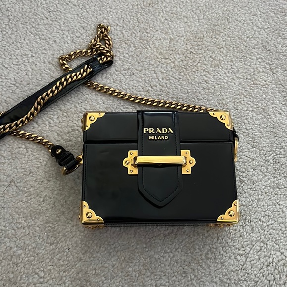 Prada Handbags - Prada Trunk Crossbody Bag